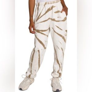 Good American Boyfriend Tie Dye Sweatpants, Size Small